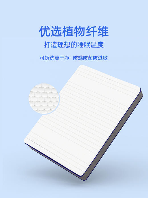蜗牛睡眠床垫C1-卷包软硬两用独立弹簧可拆洗家用床垫 商品图4