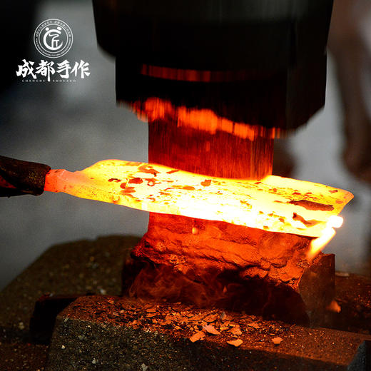 【周光兴作刀具】成都手作周光兴作300切片菜刀/三合一菜刀 切菜切肉砍骨剁骨剔骨刀具 【手工锻打】 【非物质文化遗产】【匠心手作】】家用老式刀具 商品图2