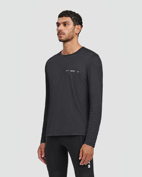 MAAP x TA 男士 Alt Road LS tee Black 休闲速干长袖T恤