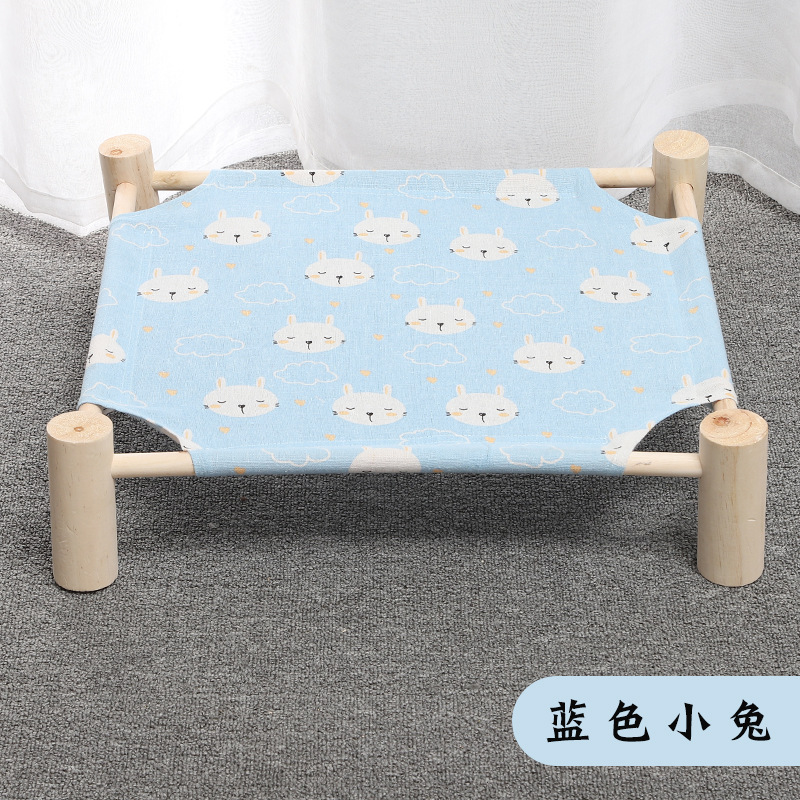 实木行军床宠物夏季窝1 (16)