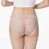 都市丽人时尚系列薄透丝滑蕾丝网布单品内裤三角中叉女士内裤LK23A8 商品缩略图2