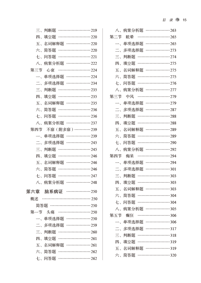 目录9787513276504中医内科学习题集——全国中医药行业高等教育“十四五”规划教材配套用书3.jpg