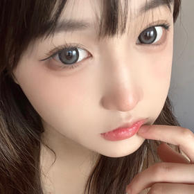 日抛 E-lensstyle 小恶魔灰 14.5 混血灰 着色13.7 粗边