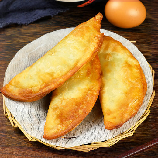 韭菜盒子鸡蛋粉丝饺子饼冷冻半成品传统800g 商品图2