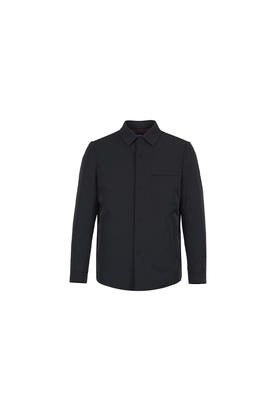 callisto深灰锦纶混纺羽绒服  FQFED102C