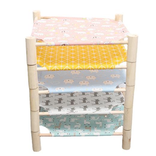 【品牌直发】【将爱传递给爱宠】新款猫窝夏季 透气猫床可拆洗实木行军床猫床宠物窝 商品图4