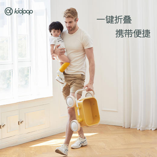 Kidpop 婴童多功能手推车学步车男女宝宝生日礼物玩具车(塑料斗)  7月-3岁 商品图3