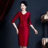 JC-52329喜婆婆参加婚礼服年轻婚宴装新娘母礼服高贵秋装遮肚子 商品缩略图0
