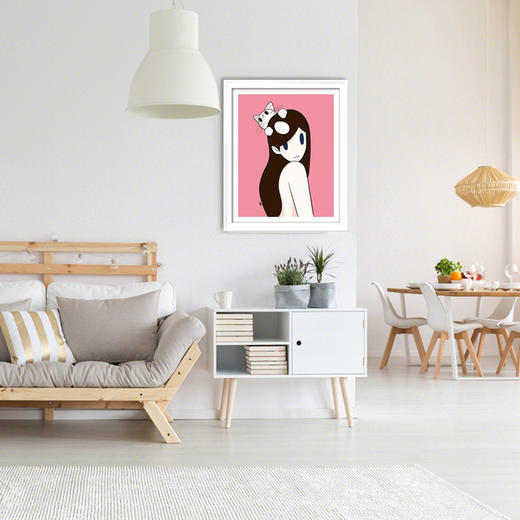 天野健《维纳斯与猫2022》-画芯限量200版 商品图3