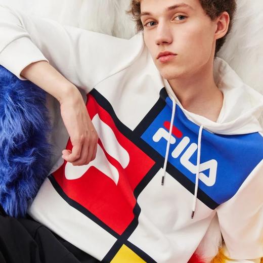 特价！Fila色块连帽卫衣正品保真 商品图0