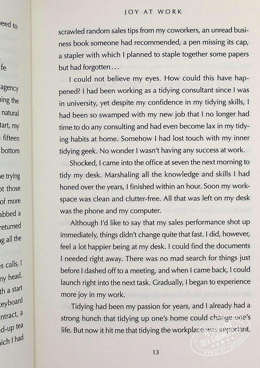 【中商原版】近藤麻理惠：工作的乐趣 英文原版 Joy at Work: Organizing Your Professional Life Scott Sonenshein 商品图8