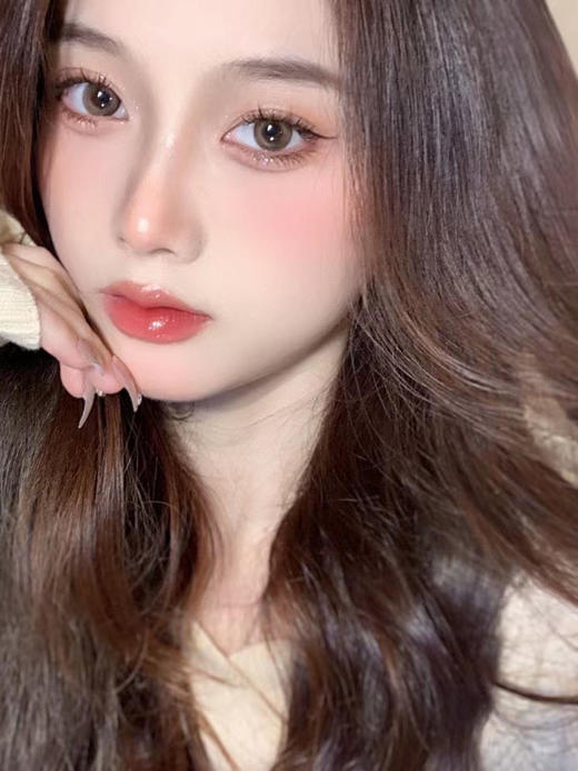 日抛 E-lensstyle 蒸汽椰奶棕14.2 高光月牙棕 商品图3