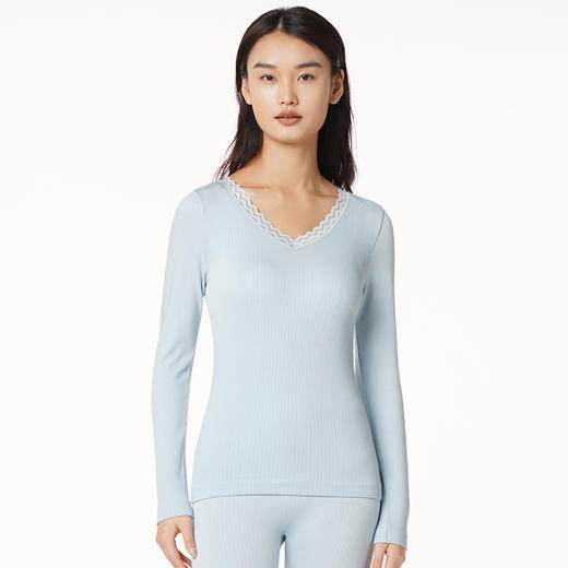 都市丽人超级暖负15度以下女士正价无缝无缝面料加厚套装保暖衣LW23A1 商品图0