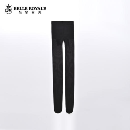 【99元3条，数量拍3】皇家丽美美肤袜女薄款纯欲黑色连脚丝袜WZS9907 商品图1