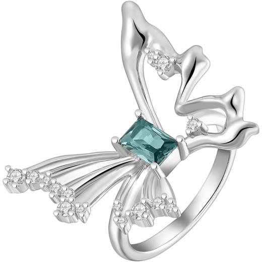 ZEGL设计师晶蝶愈心系列蝴蝶戒指女小众设计时尚个性开口食指戒子 商品图6