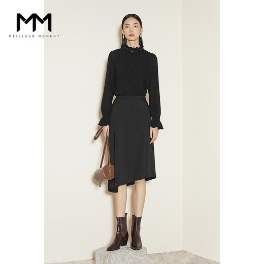 【商场同款】麦檬冬不对称摇曳裙摆半身裙5CA342041 商品图1