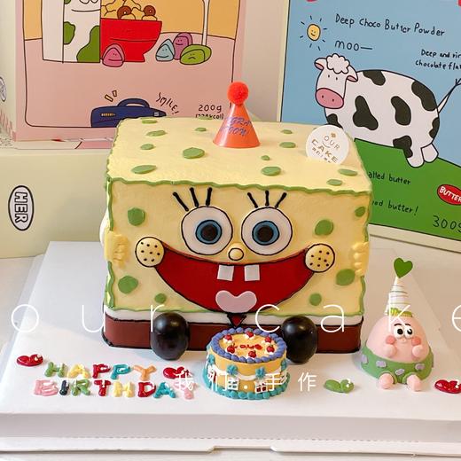 海绵宝宝立体蛋糕-低糖处理无添加 商品图5