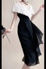 【投稿】喵娘精工@M50《昼影》赫本风黑白礼裙 商品缩略图1