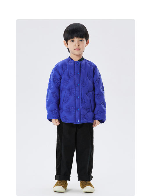 JNBY   22年秋款  系扣纯色休闲羽绒服  1M8C12150 商品图8