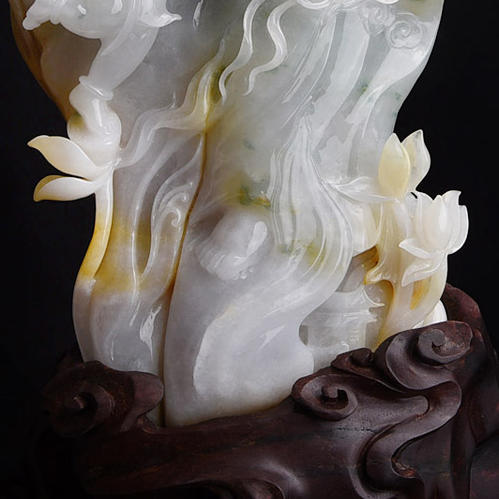 【和谐】童子拜观音（带底座）-BJ502003 商品图4