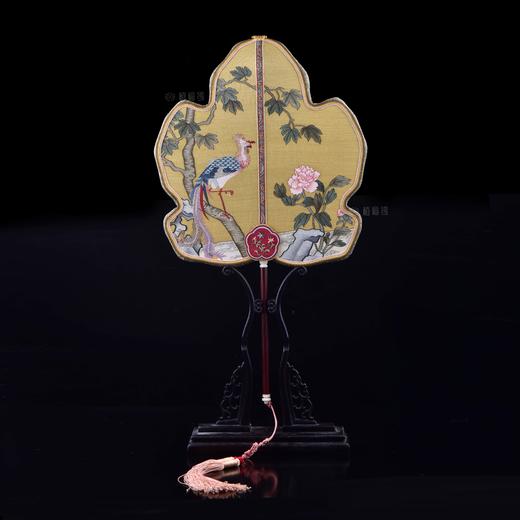 【凤栖梧桐】缂丝梧桐扇-ZX2207052 商品图0