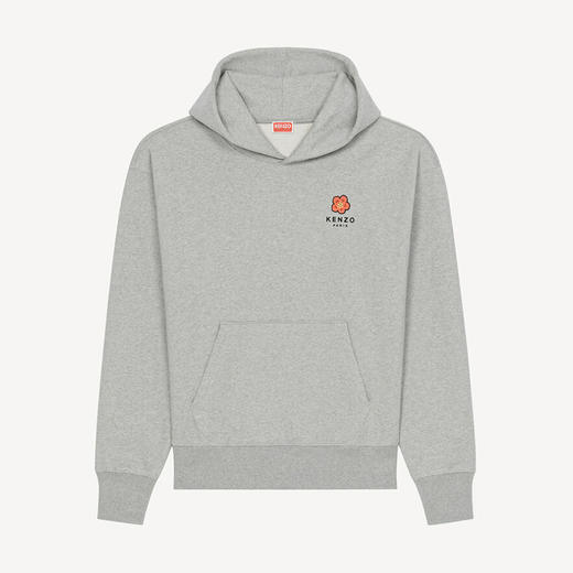 KENZO 高田贤三 男士棉质字母花刺绣徽标印花连帽长袖卫衣 灰色 FC65 SW460 4ME 94 商品图0