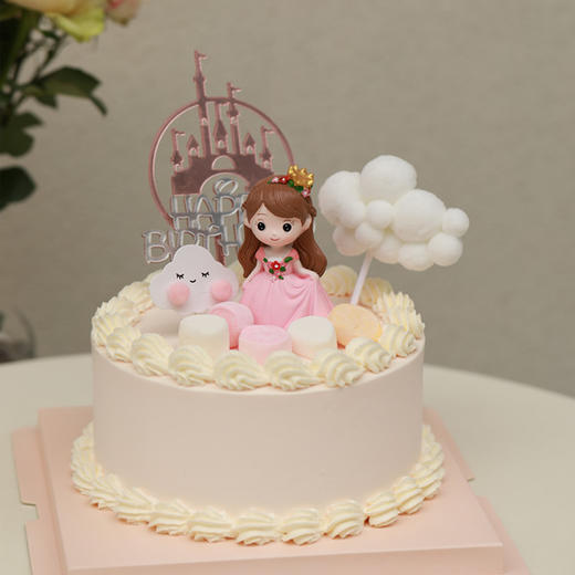 城堡前的小公主西柚伯爵蛋糕 商品图0