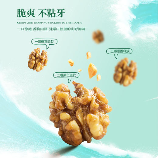 新农哥无蔗糖琥珀核桃仁袋装50g*6袋装核桃仁坚果零食 商品图1