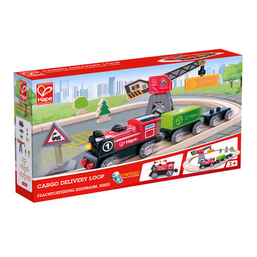 Hape火车轨道电动货运套E3731 商品图5