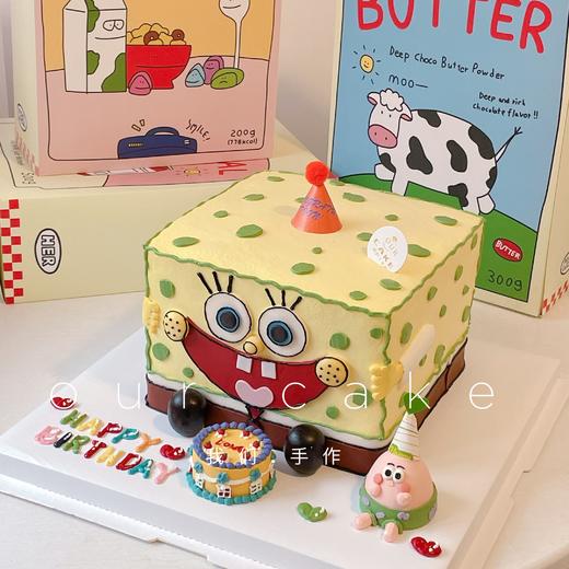 海绵宝宝立体蛋糕-低糖处理无添加 商品图6