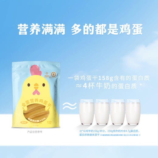 圣迪乐全蛋营养鸡蛋干 儿童零食健康小吃无素色宝宝鸡蛋干158g 商品图2