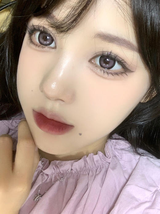 日抛 E-lensstyle 小恶魔粉 14.5 着色13.7 粗边混血 商品图3