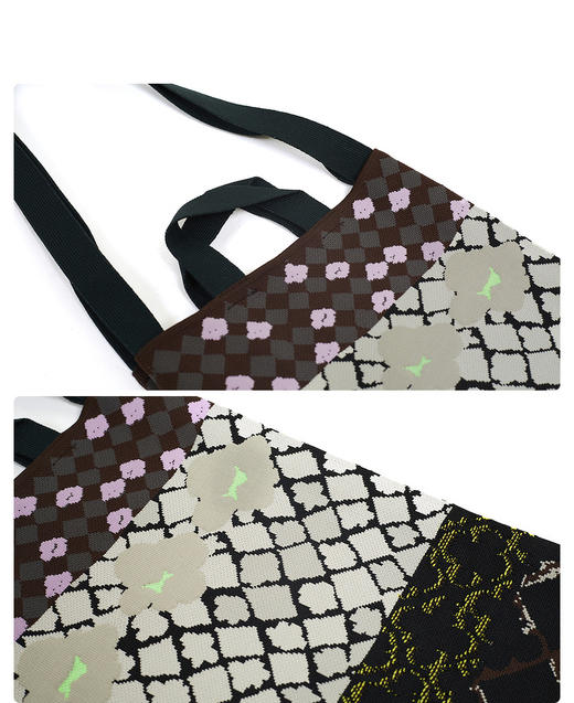 JNBY  22年秋款  多彩印花单肩包 6M8L10610 商品图6