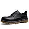 MRA  男鞋2021新款黑色真皮工装马丁靴低帮百搭英伦大头休闲皮鞋潮鞋子 商品缩略图4