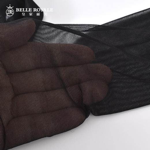 【99元3条，数量拍3】皇家丽美美肤袜女薄款纯欲黑色连脚丝袜WZS9907 商品图3