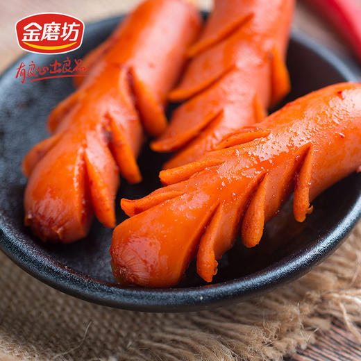 金磨坊 休闲零食 花花肠 烧烤味 小烤肠 20g*20包/盒 商品图0