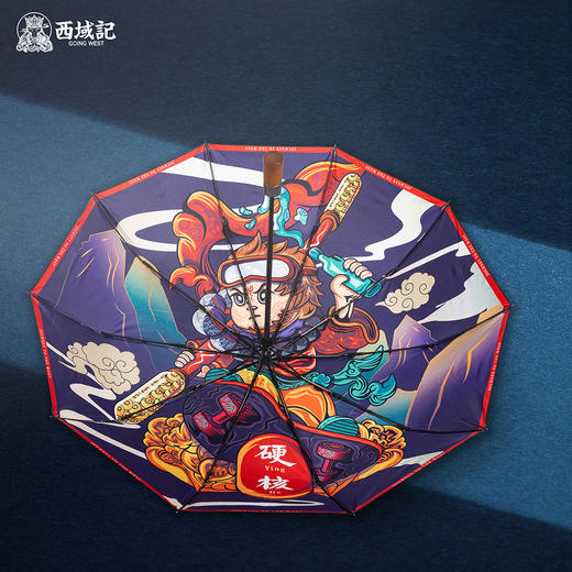 大画西游全自动木柄伞 商品图0