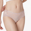 都市丽人时尚系列薄透丝滑蕾丝网布单品内裤三角中叉女士内裤LK23A8 商品缩略图0
