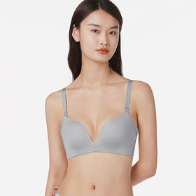 都市丽人0压无痕B杯常规内衣泳布中厚3/4杯文胸三排扣无钢圈LB21H8