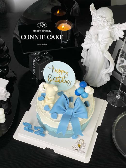 【1032】蓝色小熊蝴蝶结 商品图2