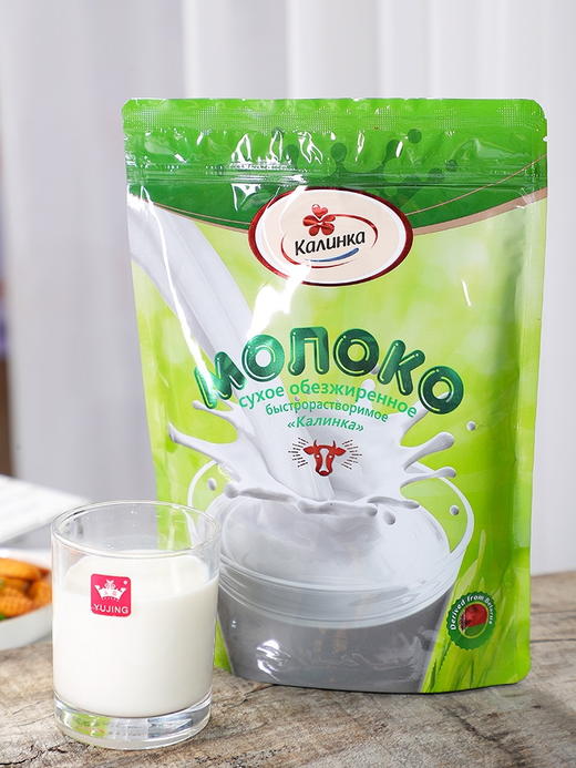 白俄罗斯进口 卡林卡速溶脱脂乳粉牛奶粉500g/袋 商品图4