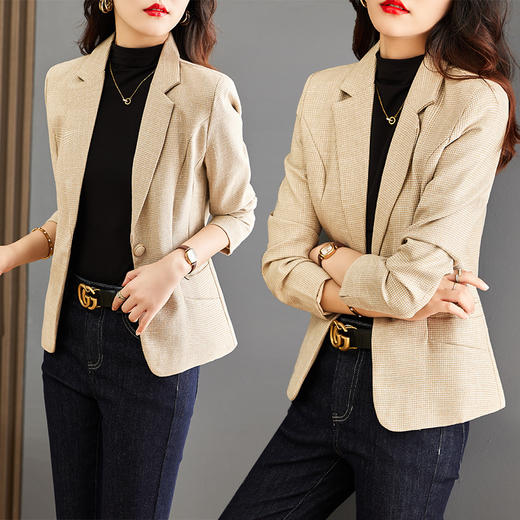 西装外套秋季新款气质修身显瘦小个子休闲西服上衣HR-WG98269 商品图3