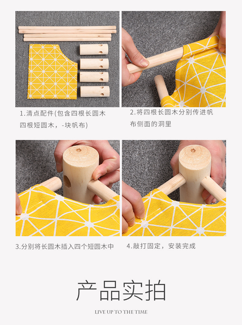 实木行军床宠物夏季窝 狗窝猫窝