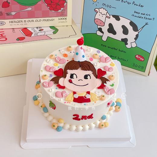 小女孩手绘蛋糕-低糖处理无添加 商品图1