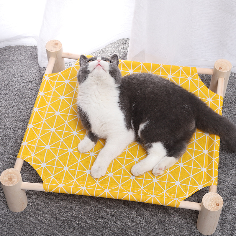 实木行军床宠物夏季窝1 (13)