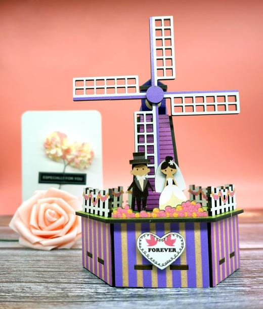 同趣     59058     幸福风车八音盒 商品图4