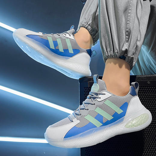 【服饰鞋包】男女跑步鞋2022新款秋冬季爆米花情侣运动鞋软底青少年鞋 商品图3