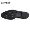 左天奴/ZOTENO 皮鞋男商务正鞋男鞋头层牛皮英伦系带工装鞋J620 商品缩略图3