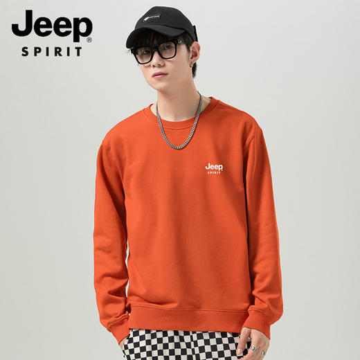 JEEP SPIRIT 情侣休闲350g微落肩（宽松版型）卫衣2800 商品图3