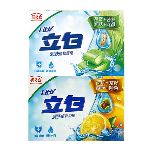 套餐一 夏日清凉 立白 润之素健康净护洗手液(海盐) 润肤植物香皂（芦荟  盐洁洗洁精 组合 员工福利 家庭清洁 商品图1